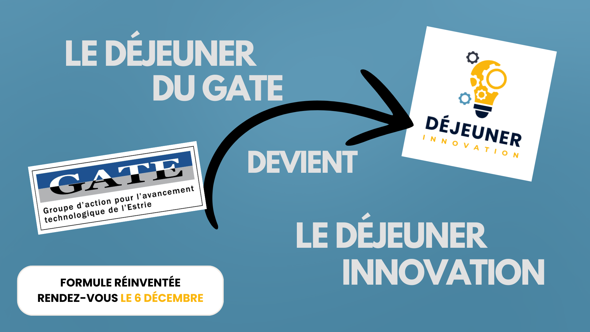 Les déjeuners du GATE se réinventent et deviennent les « déjeuners de l’innovation » !